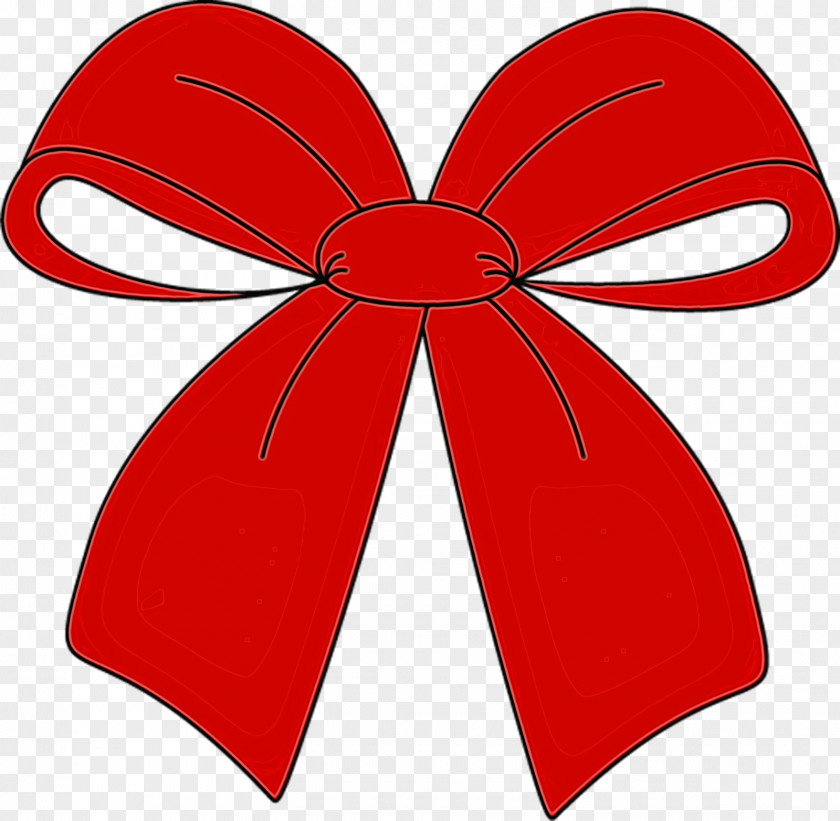 Ribbon Red Christmas PNG