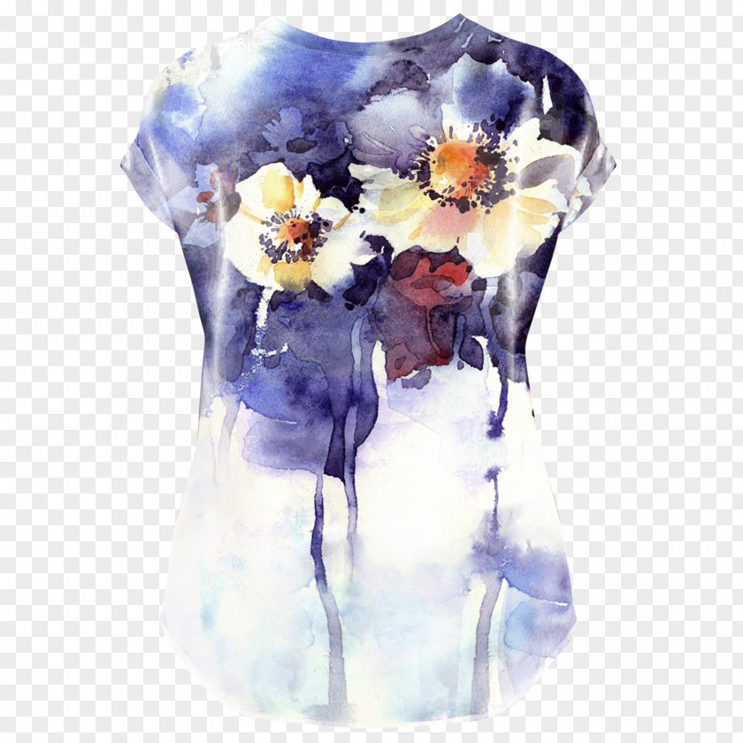 Vase Cut Flowers Flower Bouquet Cobalt Blue PNG