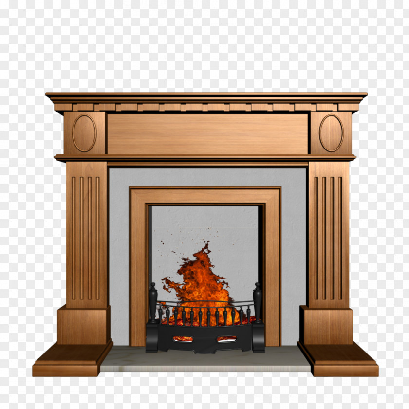 Chimney Fireplace Mantel Hearth Living Room Interior Design Services PNG