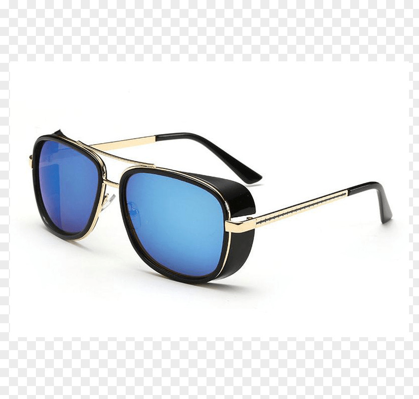 Iron Man Aviator Sunglasses Eyewear Retro Style PNG