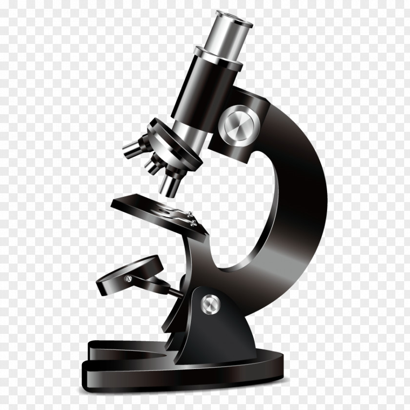 Vector Microscope Observation Science Laboratory Icon PNG