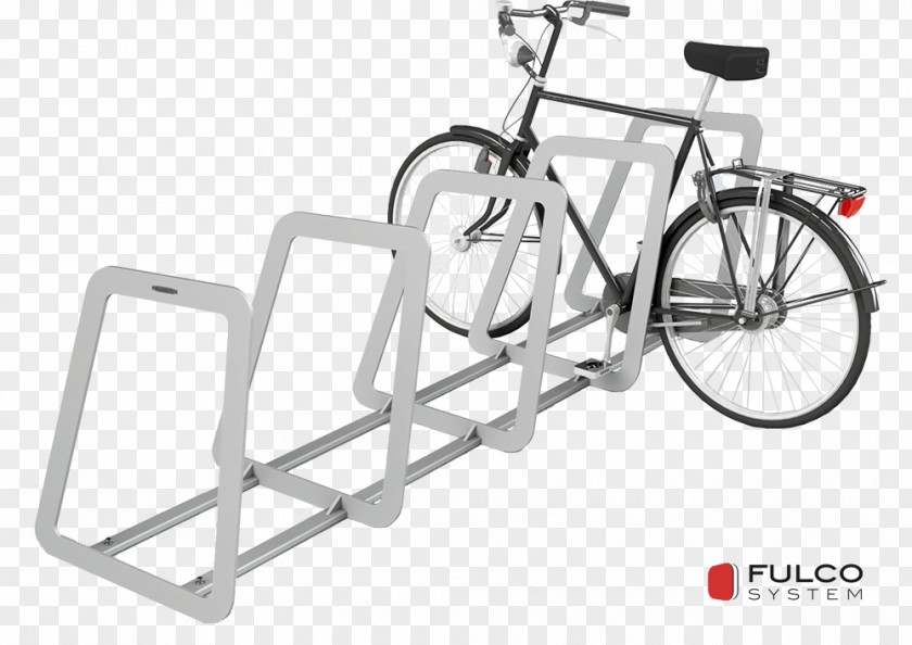 Bicycle Rack Pedals Wheels Frames Saddles Road PNG