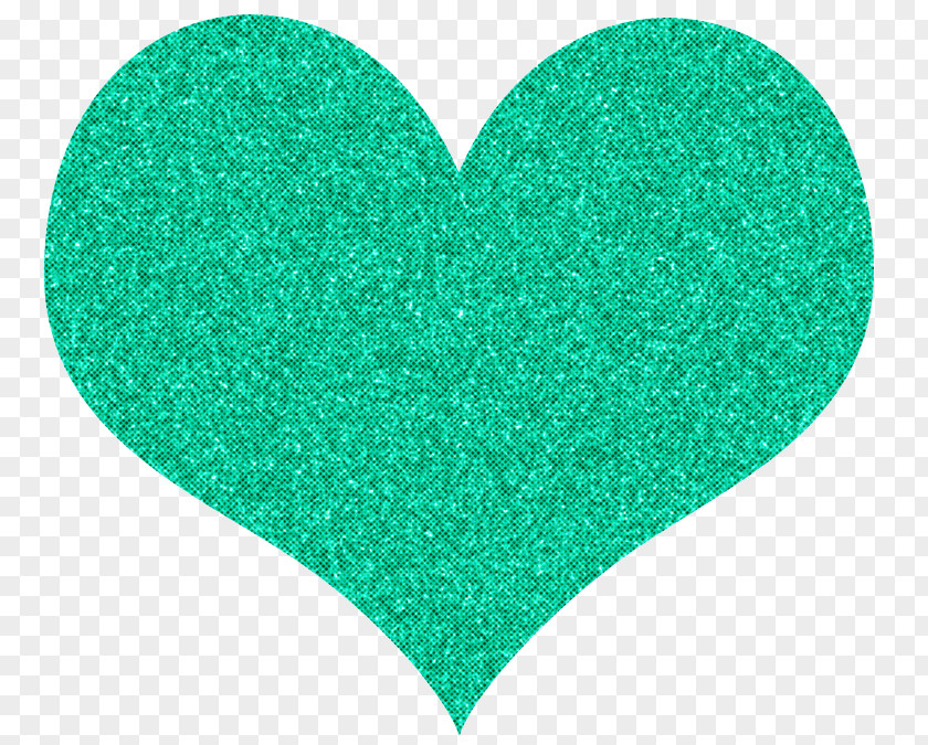 Grass Leaf Green Aqua Heart Turquoise Teal PNG