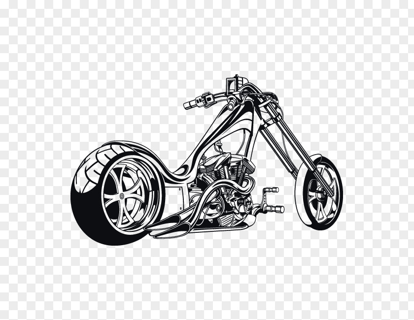 Motorcycle Chopper Harley-Davidson Quick, Draw! Wheel PNG