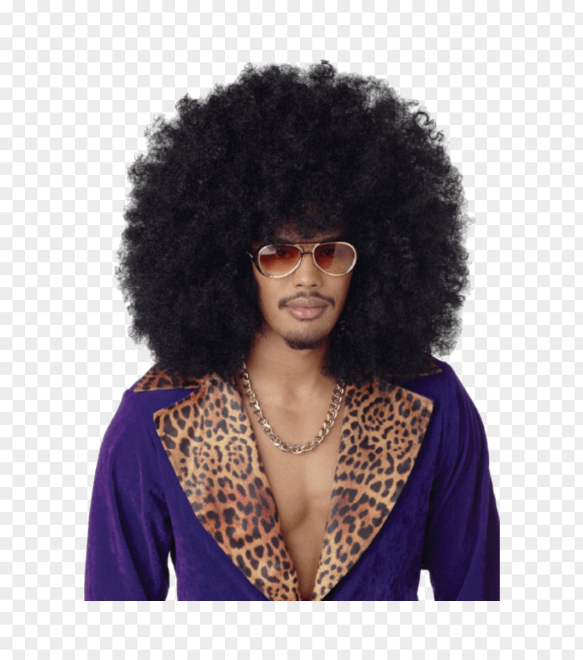 Afro Wig Hairstyle Artificial Hair Integrations Costume PNG