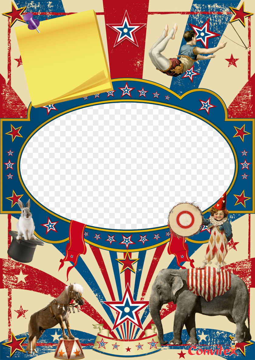 Circus Poster Clown Vintage Clothing PNG