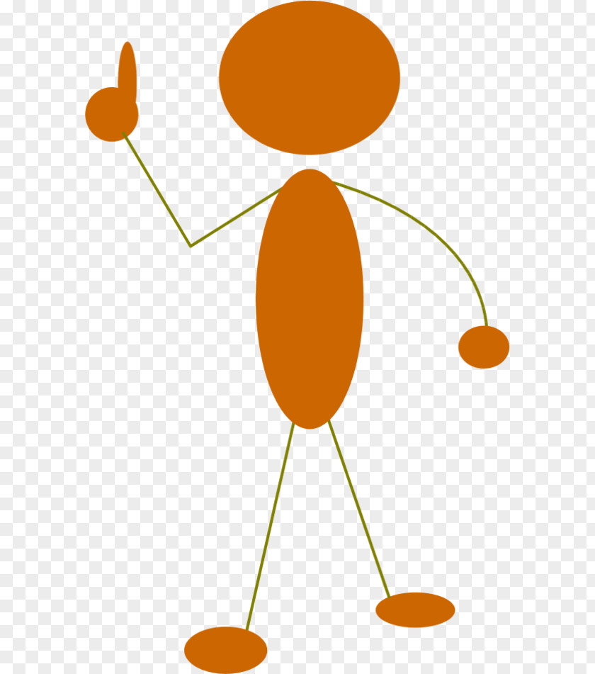 Orange Man Clipart Blue Group Stick Figure Cartoon Clip Art PNG