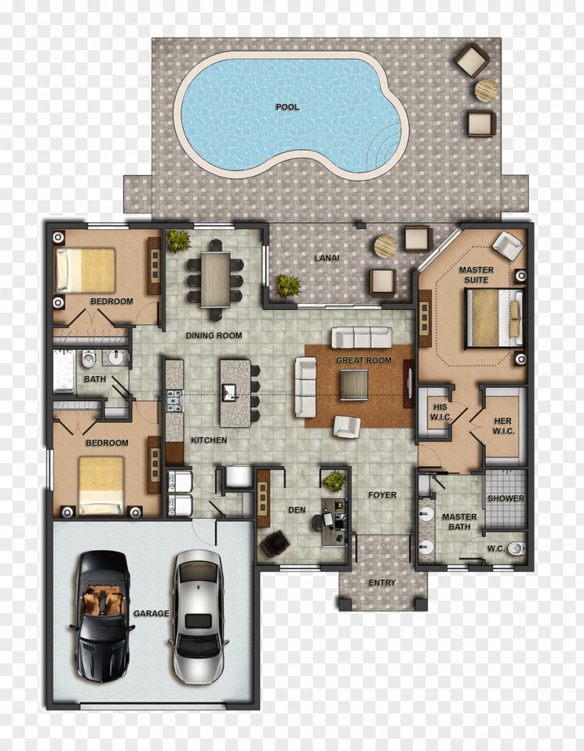 House Floor Plan Cape Coral Storey Bedroom PNG