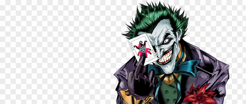 Joker Harley Quinn Video Game Playing Card PNG