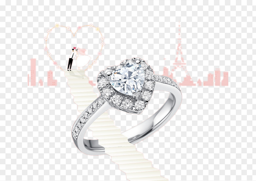 Wedding Ring Earring Jewellery Diamond PNG