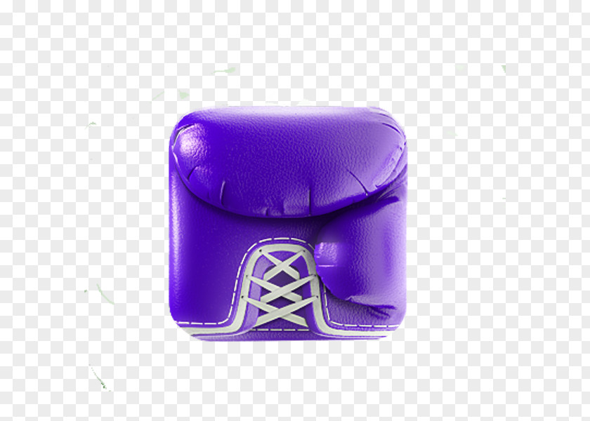 Blue Boxing Gloves Icon Design Application Software Mobile App IOS PNG
