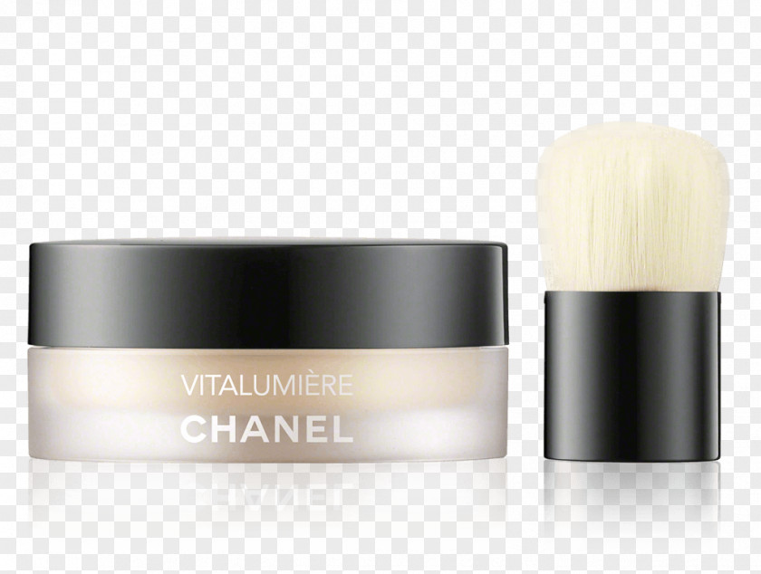 Chanel Perfume Face Powder Makeup Brush Cream PNG