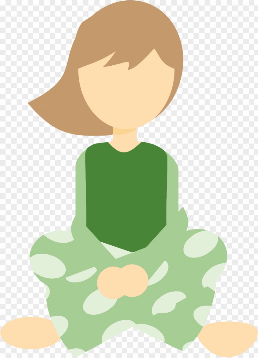 Character Sitting Woman Clip Art PNG