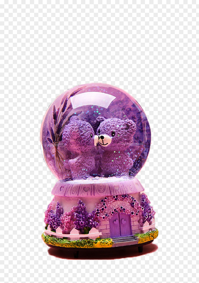 Lavender Glass Ball Purple PNG