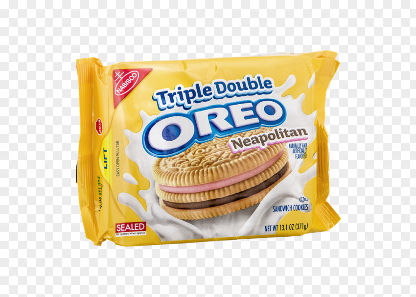 Neapolitan Ice Cream Oreo Chocolate Sandwich Cookies Biscuits PNG