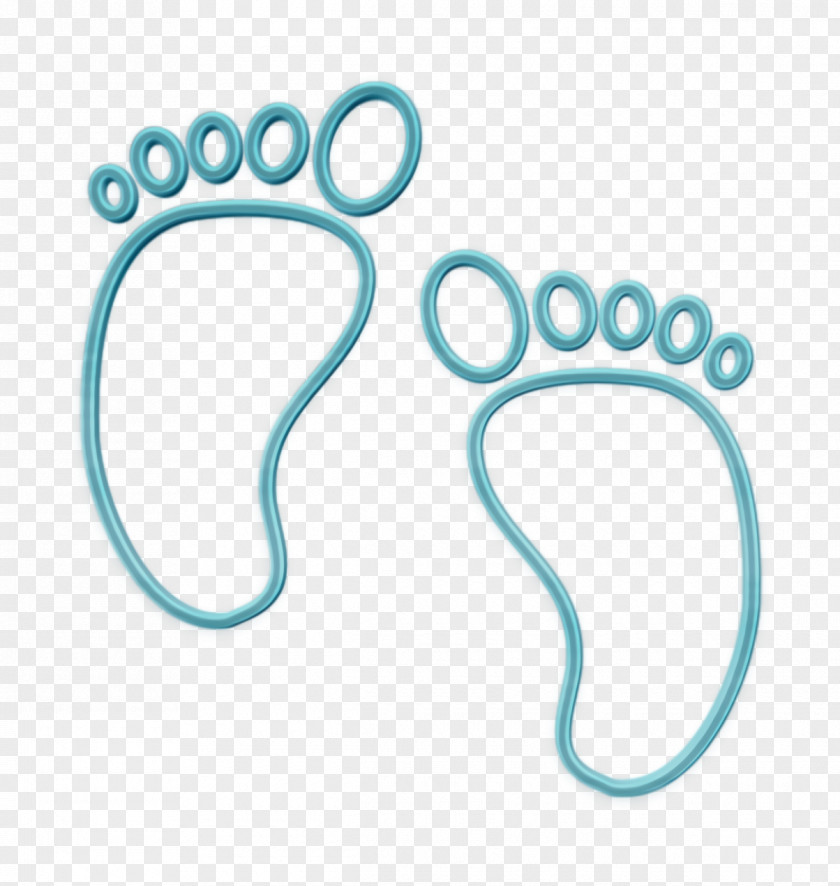 Shapes Icon Foot Print Birth PNG