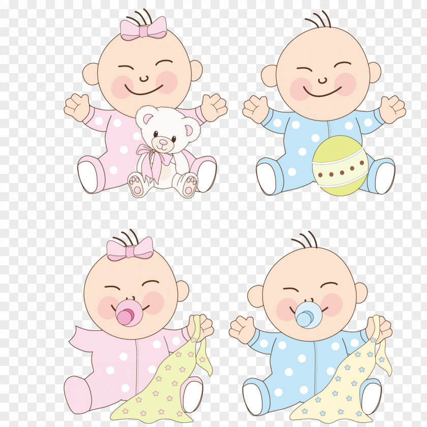 Vector Twins Twin Infant Clip Art PNG