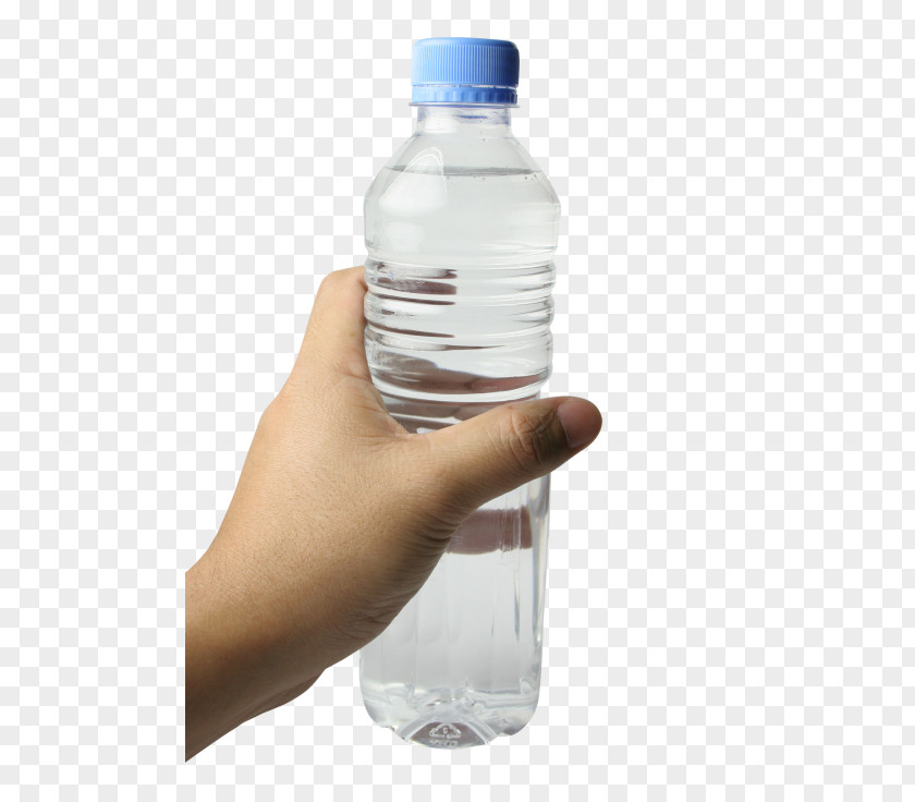 Water Bottle In Hand Bottles Plastic PNG