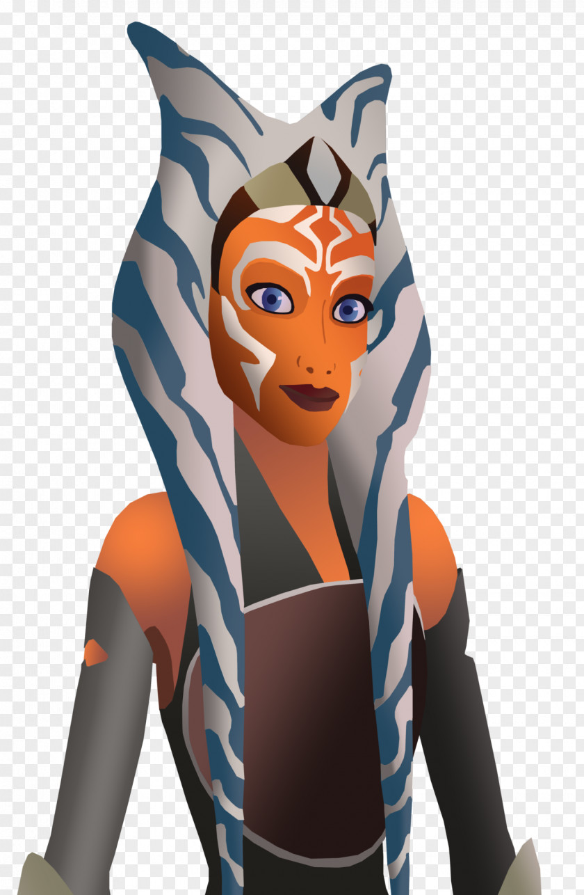 Ahsoka Tano Character Touching Darkness Fiction PNG