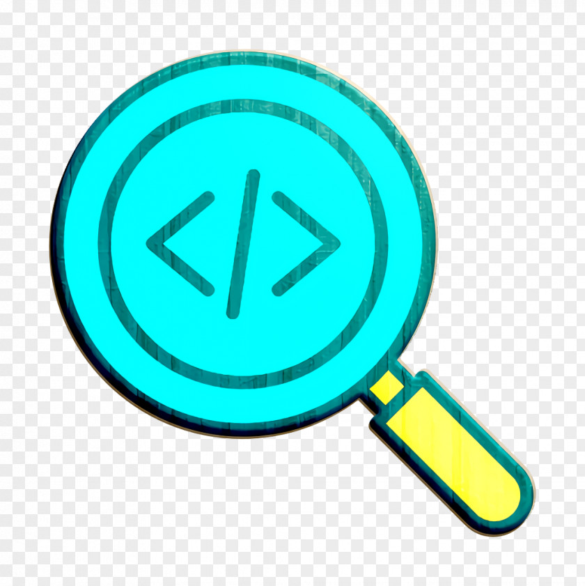 Coding Icon Search Loupe PNG