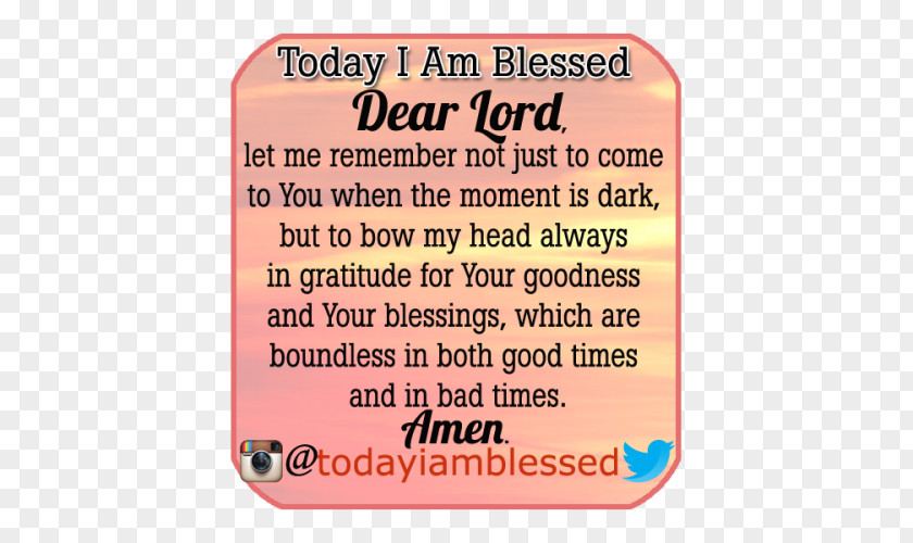 God Blessing Prayer Praise Quotation PNG