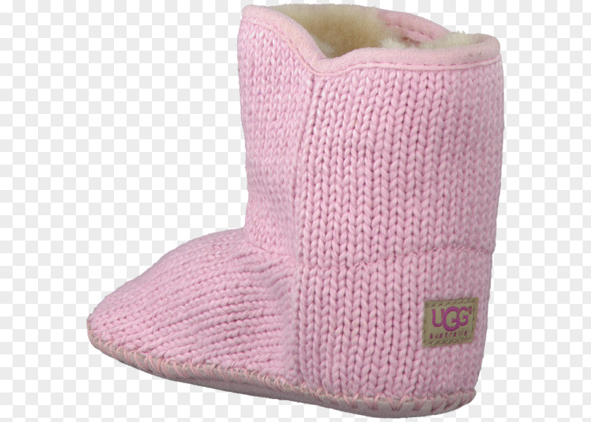 Boot Slipper Shoe Wool Pink M PNG