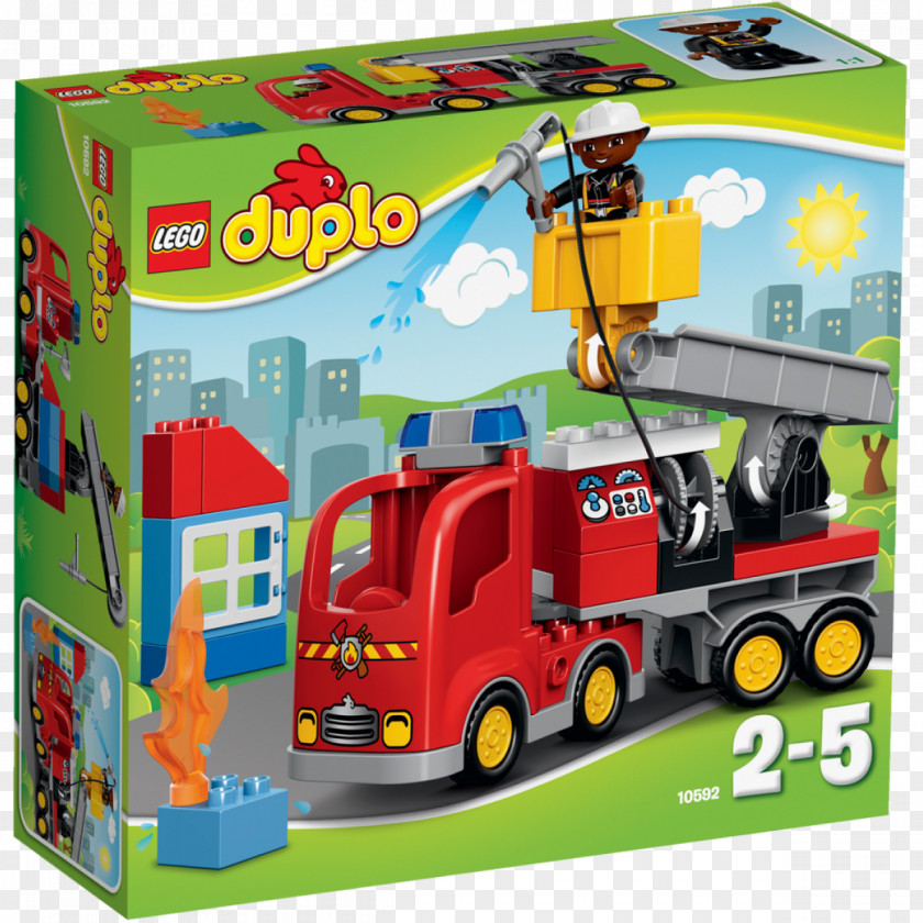 Firefighter LEGO 10592 DUPLO Fire Truck Lego Duplo Station PNG