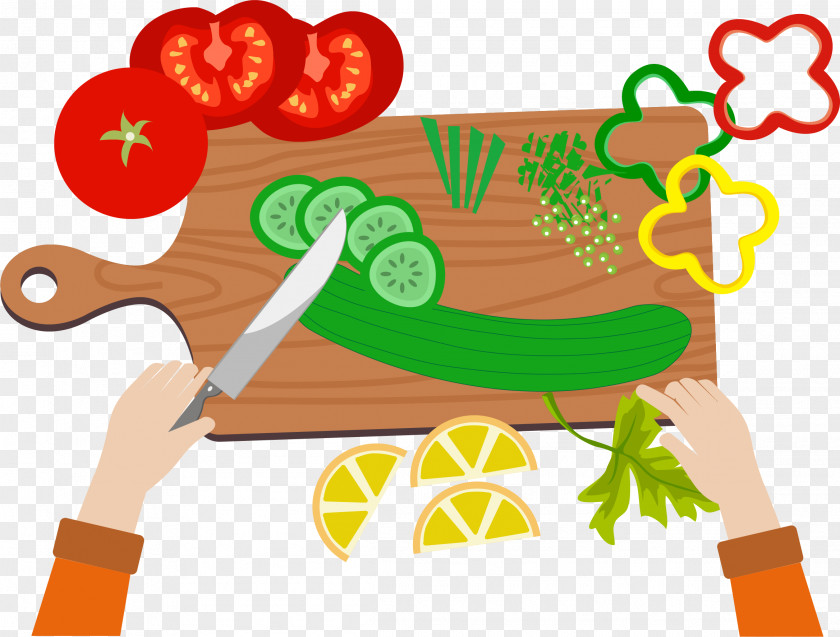 Homemade Vegetable Salad Clip Art PNG