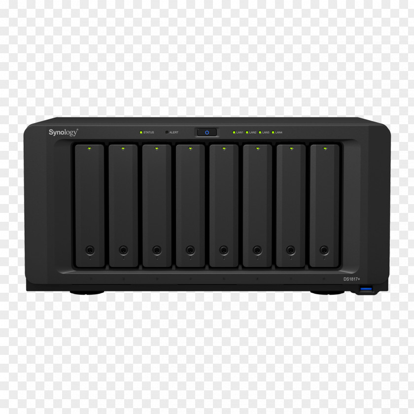 Network Storage Systems Synology Inc. Disk Station DS1817+ Ethernet Hard Drives PNG