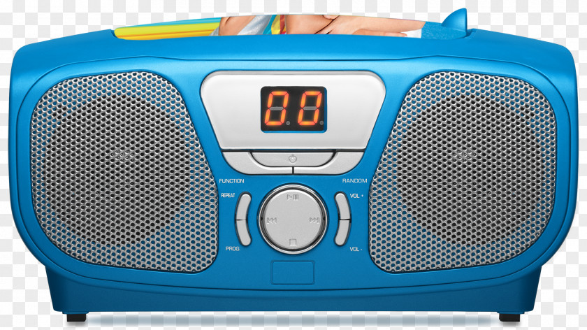Radio Portable CD Player Compact Disc Boombox PNG