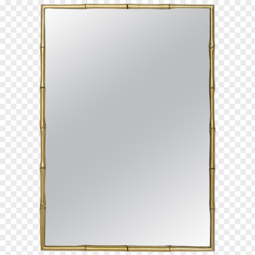 Bamboo Mirror Furniture Rectangle Pier Glass Picture Frames PNG
