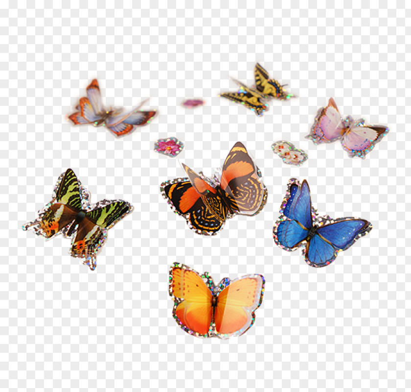 Butterfly Gardening Insect Sticker Monarch PNG