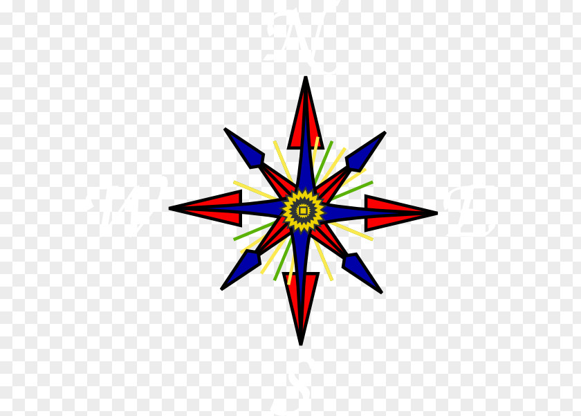 Compass Rose North Vegvísir Helm Of Awe PNG