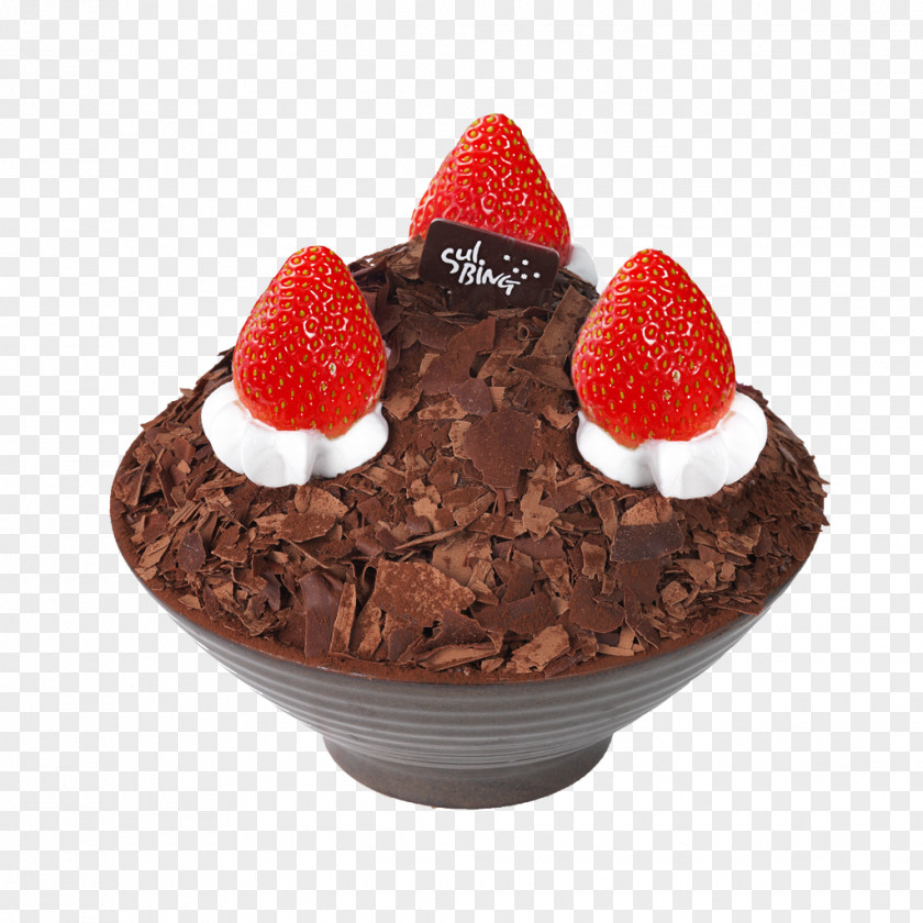 Ice Cream Sundae Chocolate Kakigōri Flourless Cake PNG