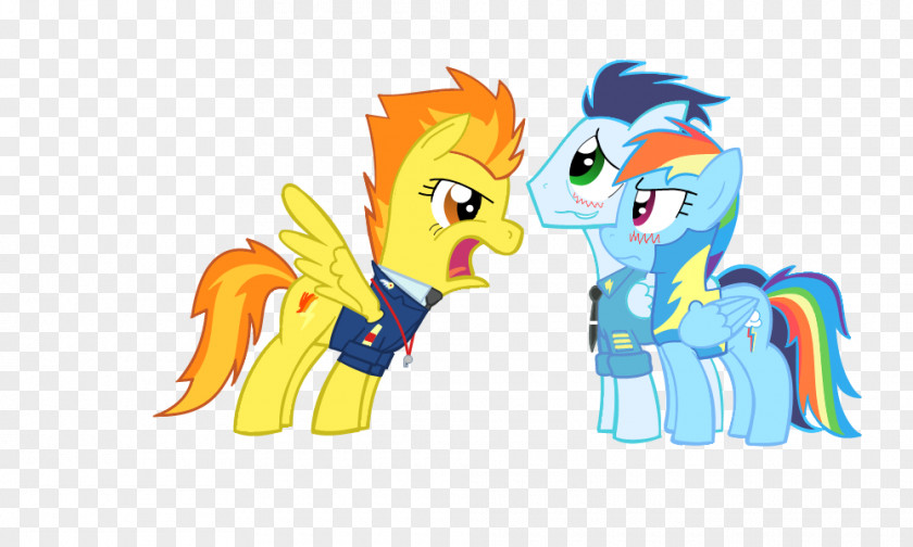 Megasonic Action Dash Pony Rainbow Fan Art PNG