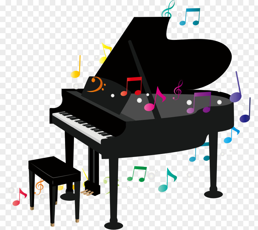 Piano Clip Art Grand Musical Keyboard Drawing PNG