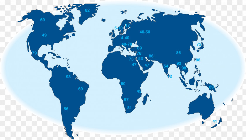 World Map Globe PNG