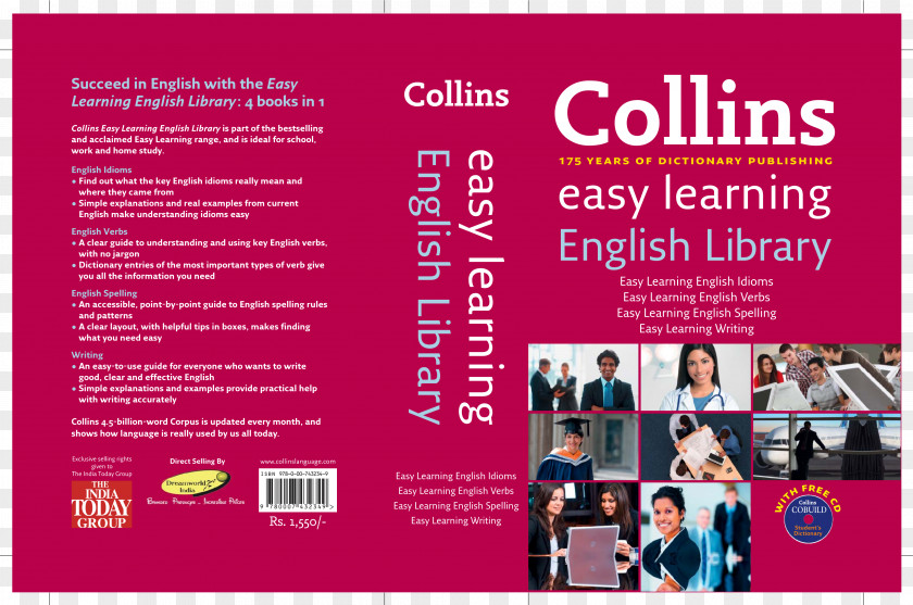 Book Collins Complete French Brand Display Advertising PNG