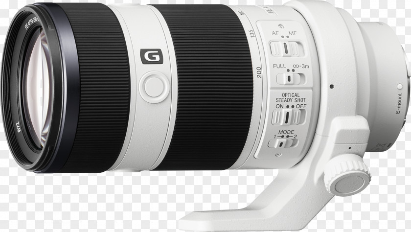 Camera Lens Canon EF 70–200mm Sony FE PZ 28-135mm F4 G OSS E-mount Telephoto Zoom 70-200mm F/4.0 PNG