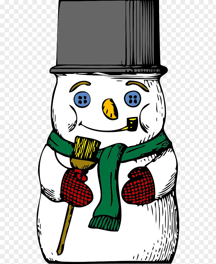 Christmas Snowman Clipart Winter Pixabay Clip Art PNG