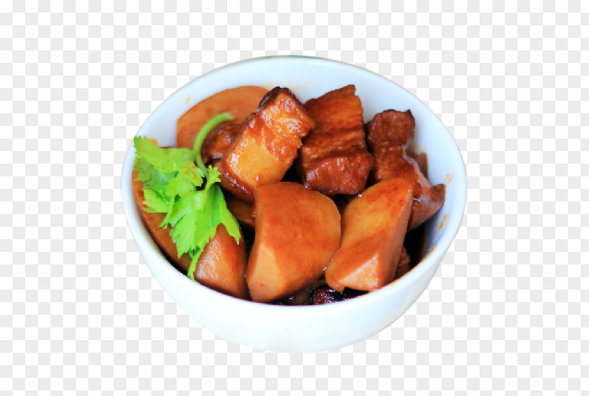 Han Mushroom Flavor Pork Red Braised Belly Vegetarian Cuisine Korean Chinese Vegetable PNG