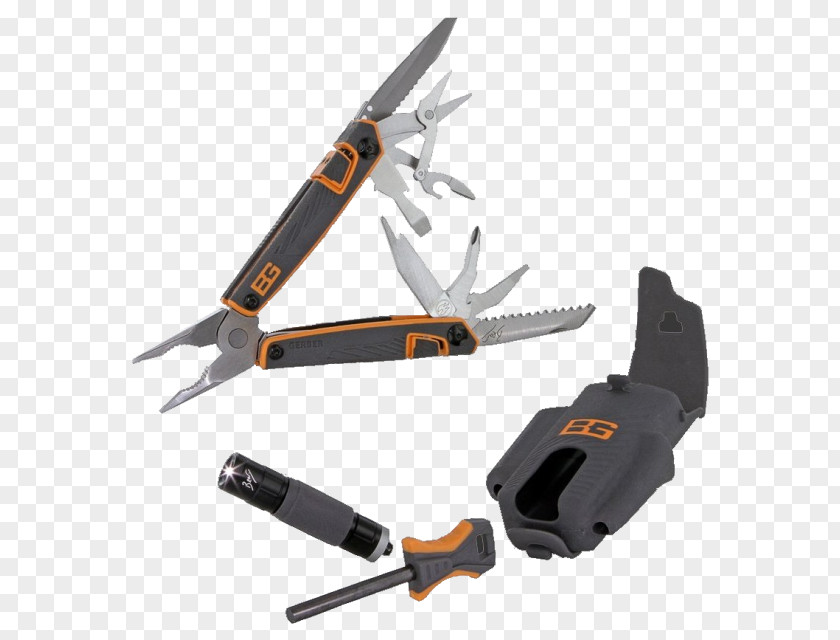 Knife Multi-function Tools & Knives Gerber Gear 31-001901 Bear Grylls Ultimate Pro Survival Kit PNG