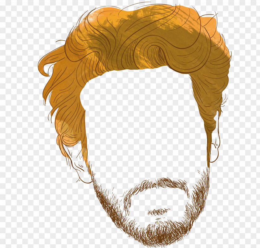 Man Face Beard Hairstyle PNG