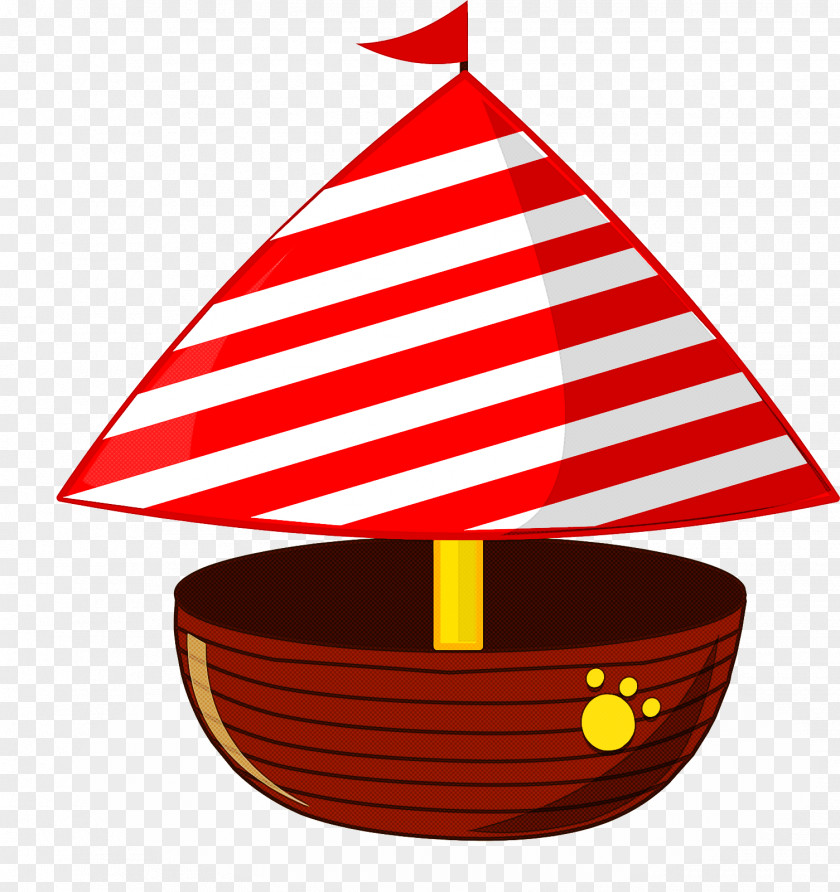 Red Flag Sailboat Boat PNG