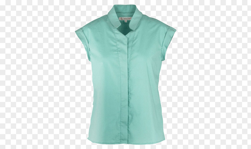 Shirt Blouse Sleeveless Top Collar PNG