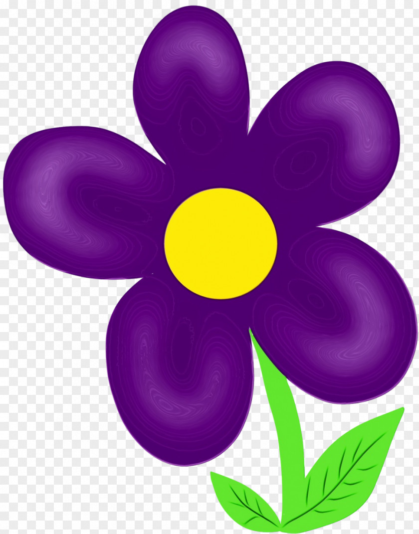 Wildflower Symbol Violet Purple Petal Clip Art Flower PNG