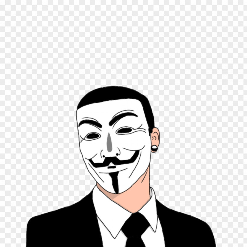 Anonymous Security Hacker YouTube Download PNG
