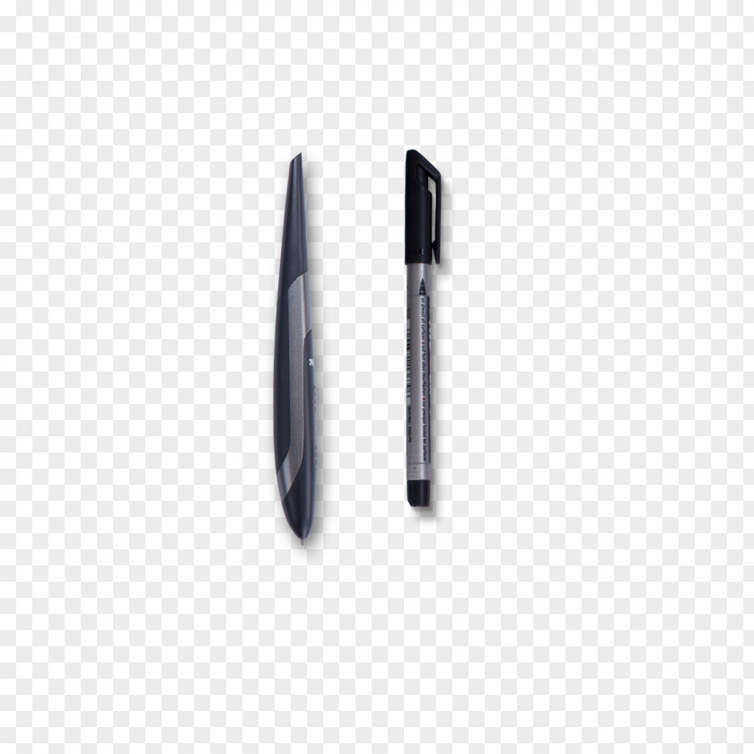 Gray Ball Point Pen Lip Balm Eye Liner Cosmetics Shadow PNG