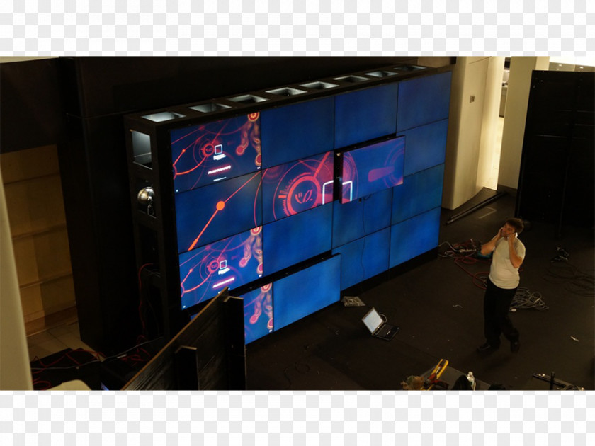 LED Display Video Wall Nike Signage PNG