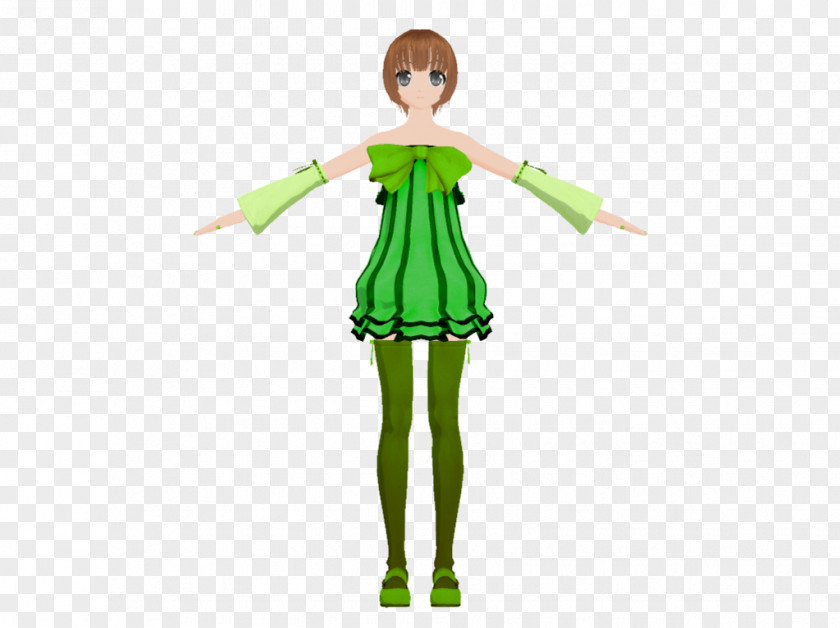 Lora Costume Green Character Animated Cartoon PNG